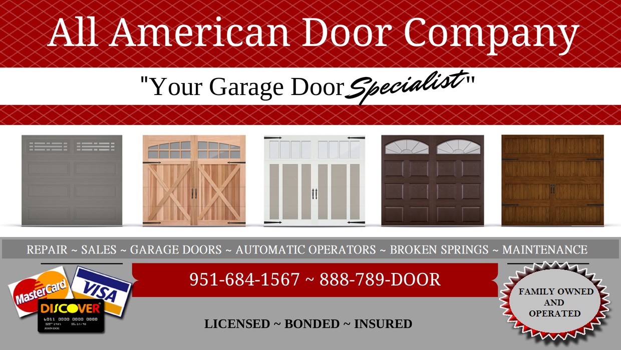 All American Door Co. Logo and Header